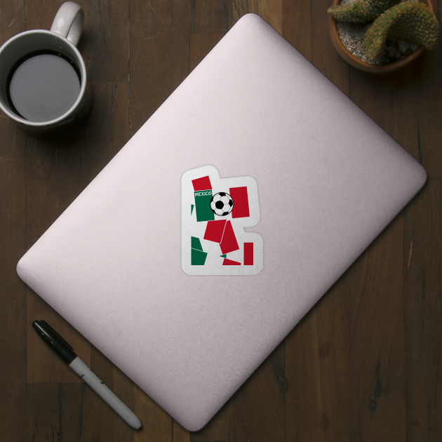 Flag of Mexico Football by mailboxdisco